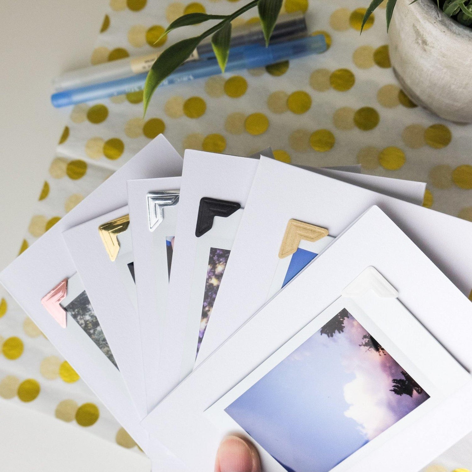 Photo Corner Stickers - Prints From My Instax