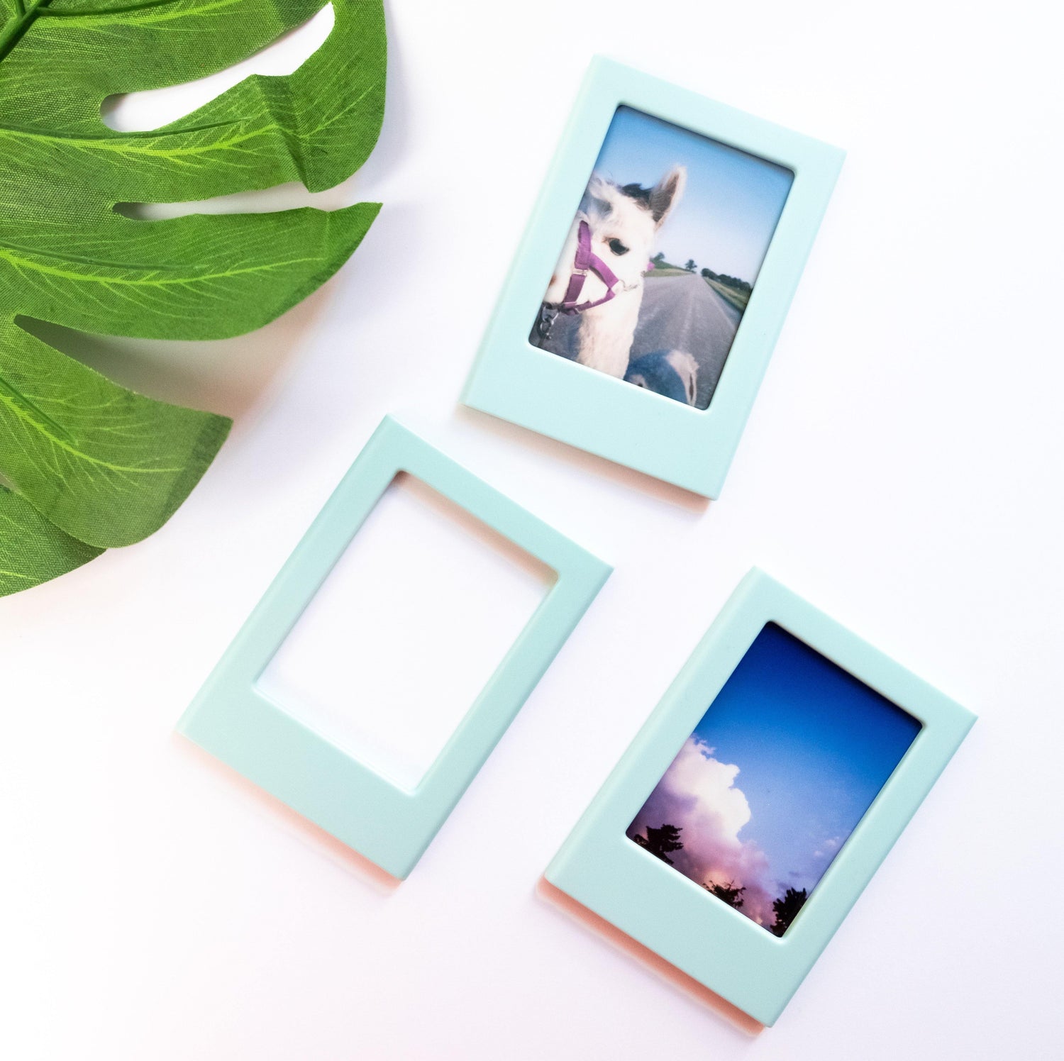 Misty Blue Convertible Magnet Frame - Prints From My Instax