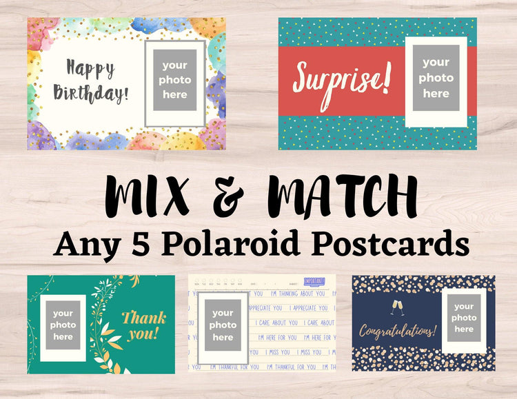 Mix & Match Postcards - Prints From My Instax