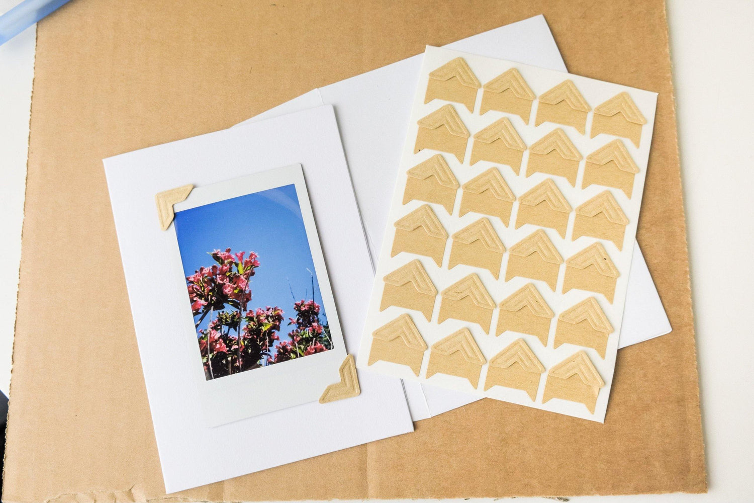 White Photo Corner Stickers – Prints From My Instax